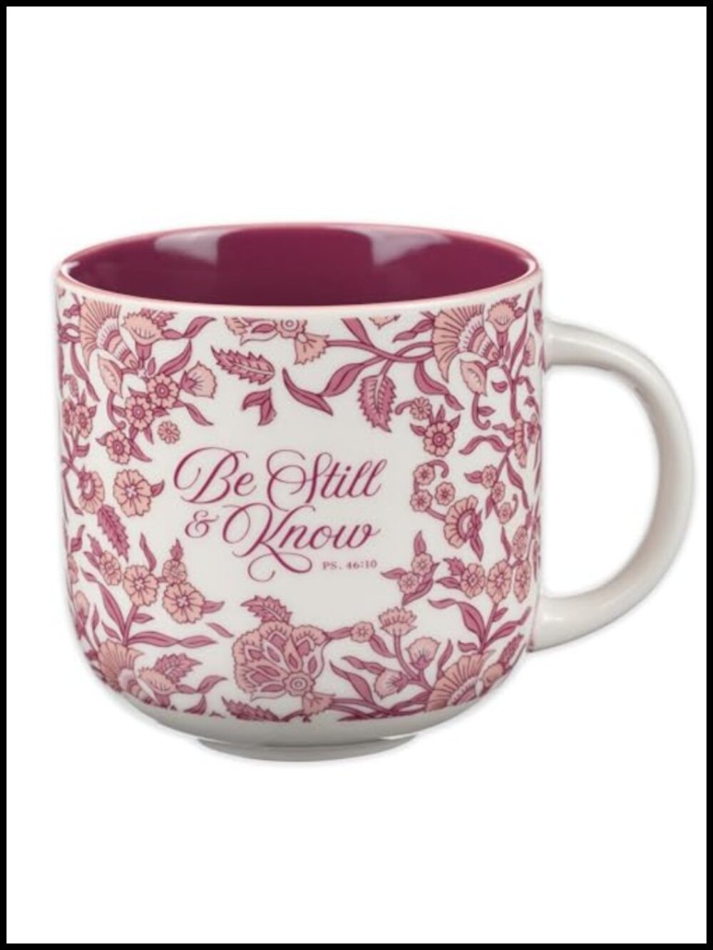 Christian Art Gifts Ceramic Coffee Tea Mug 12 oz Inspirational Bible Verse Gift